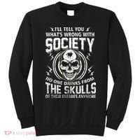 Drink From The Skull Of Your Enemies Wrong Society Sweatshirt thumb 0