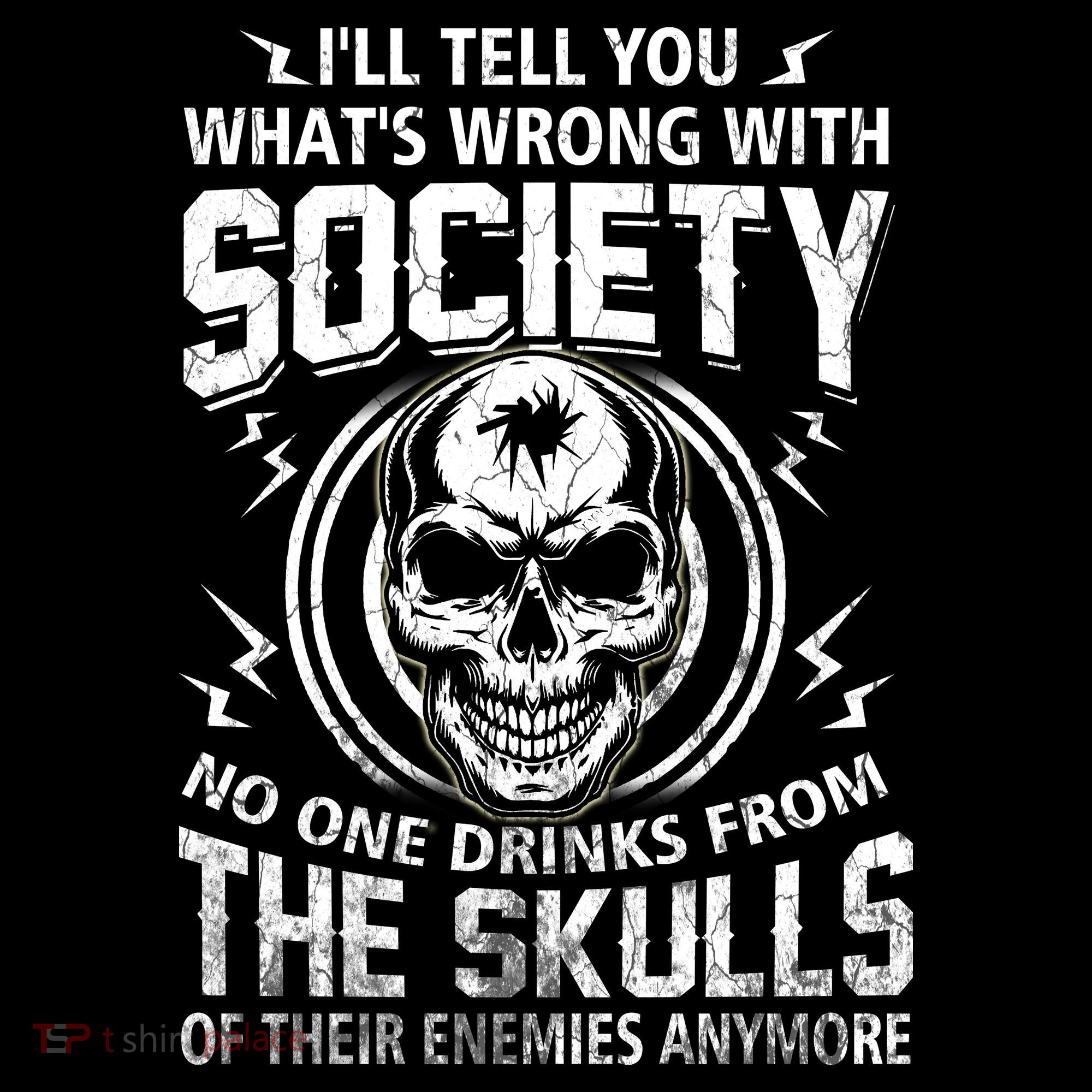 Drink From The Skull Of Your Enemies Wrong Society Mousepad