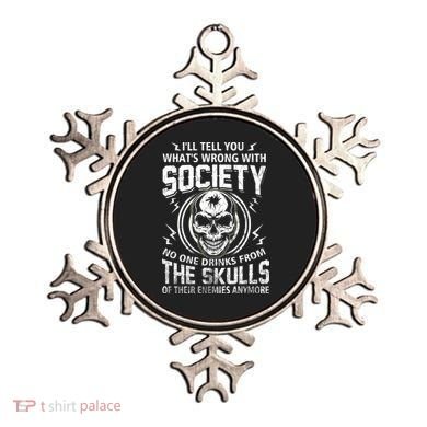 Drink From The Skull Of Your Enemies Wrong Society Ornament