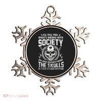 Drink From The Skull Of Your Enemies Wrong Society Ornament thumb 0