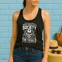 Drink From The Skull Of Your Enemies Wrong Society Women's Tank Top thumb 2