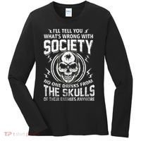 Drink From The Skull Of Your Enemies Wrong Society Women's Long Sleeve Shirt thumb 0