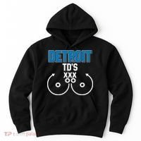Detroit Football TD's Touchdowns Hoodie thumb 0