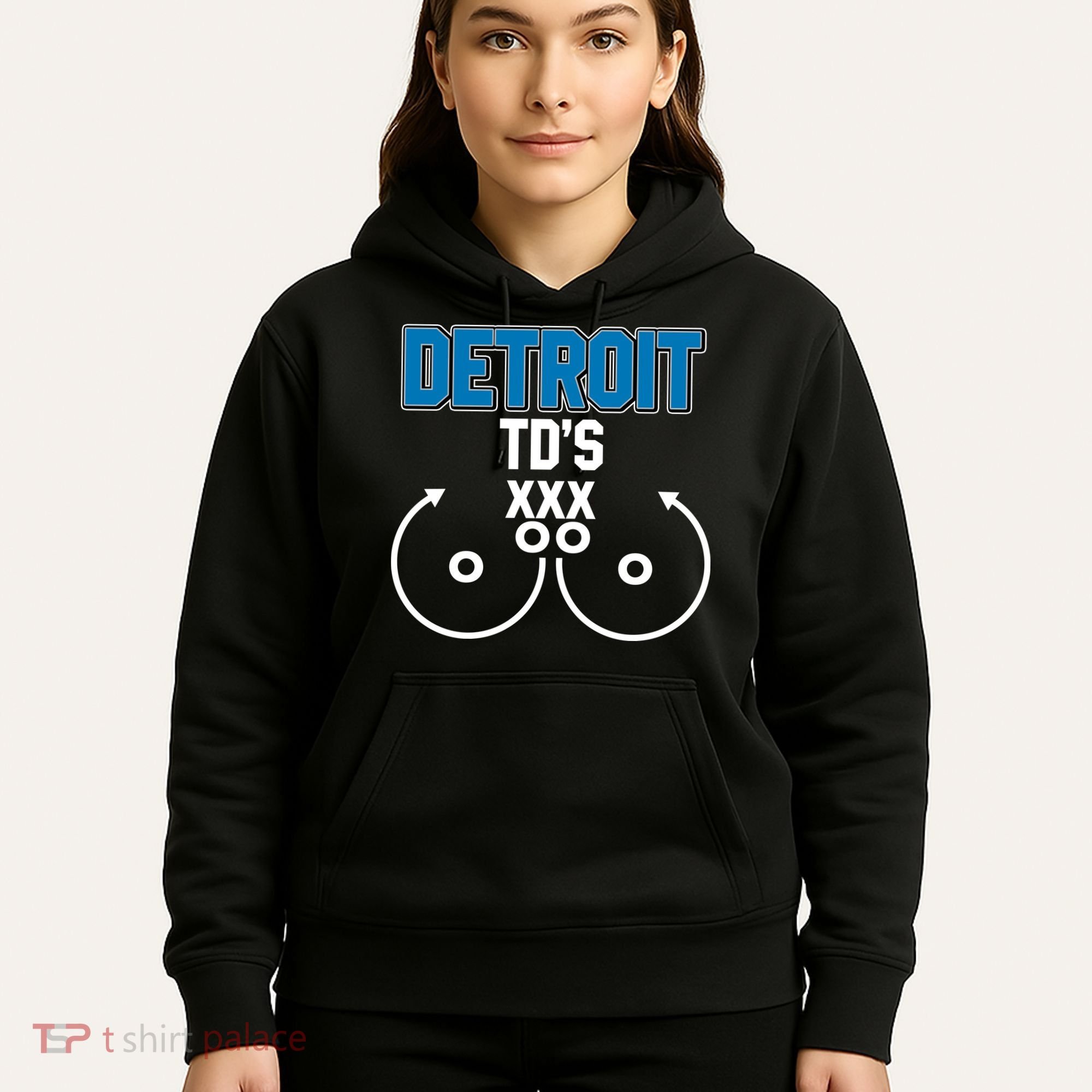 Detroit Football TD's Touchdowns Hoodie