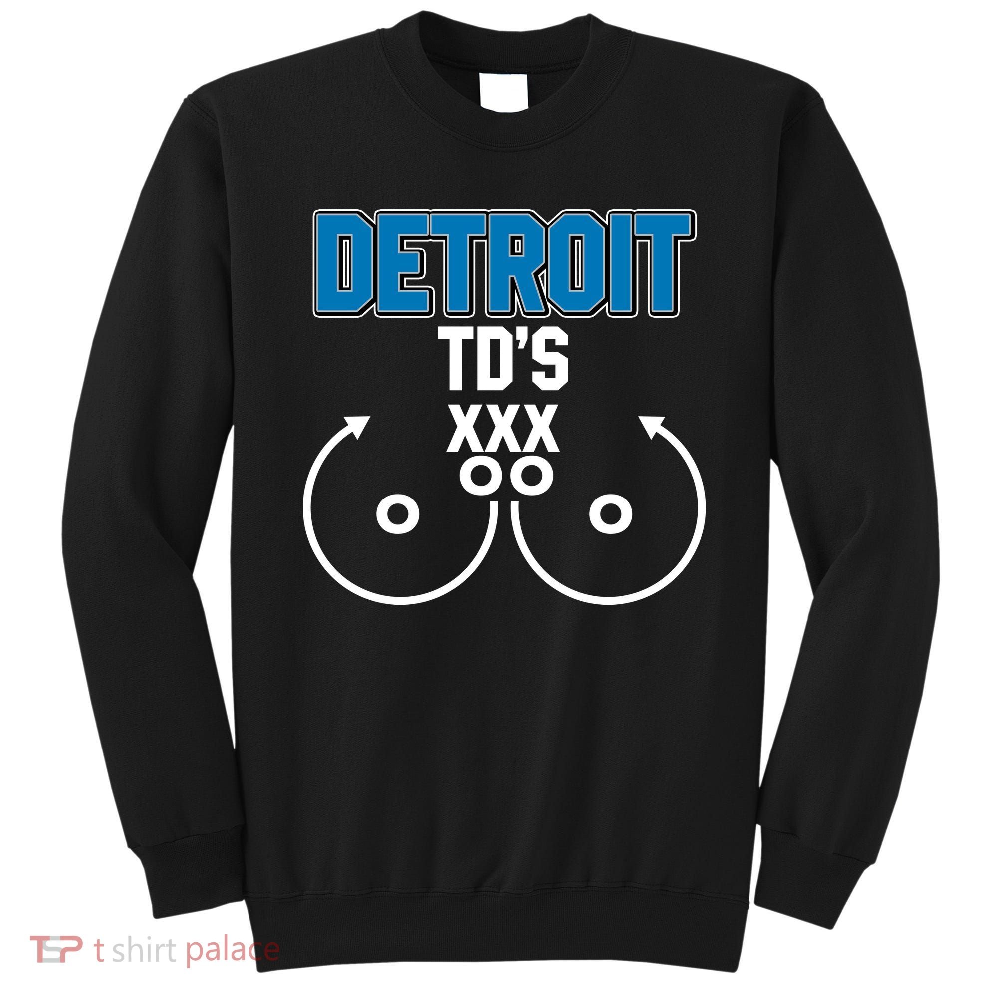 Detroit Football TD's Touchdowns Sweatshirt