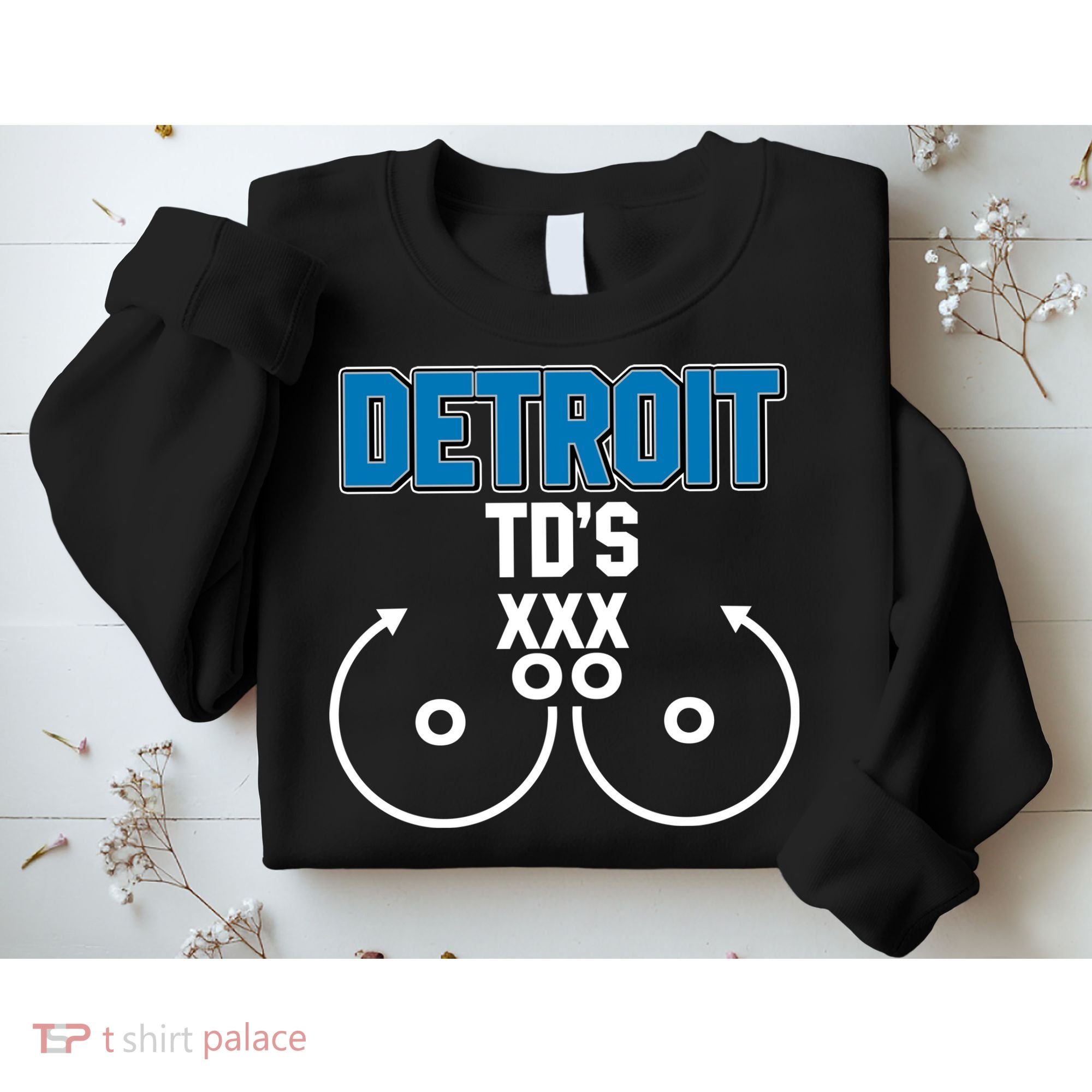 Detroit Football TD's Touchdowns Sweatshirt