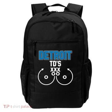 Detroit Football TD's Touchdowns Backpack