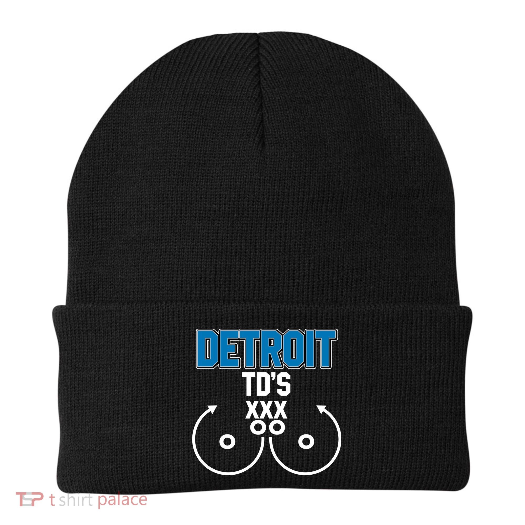 Detroit Football TD's Touchdowns Beanie