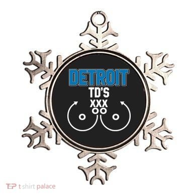 Detroit Football TD's Touchdowns Ornament