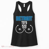 Detroit Football TD's Touchdowns Women's Tank Top thumb 0