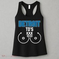 Detroit Football TD's Touchdowns Women's Tank Top thumb 3