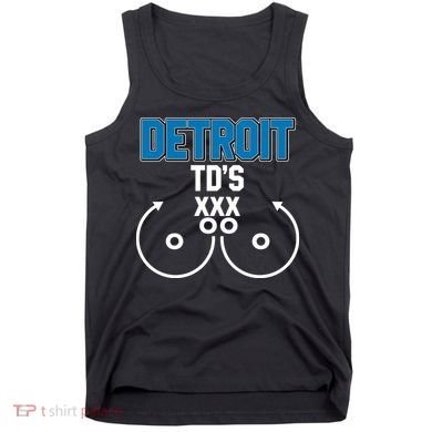 Detroit Football TD's Touchdowns Tank Top