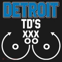 Detroit Football TD's Touchdowns Women's Long Sleeve Shirt thumb 2