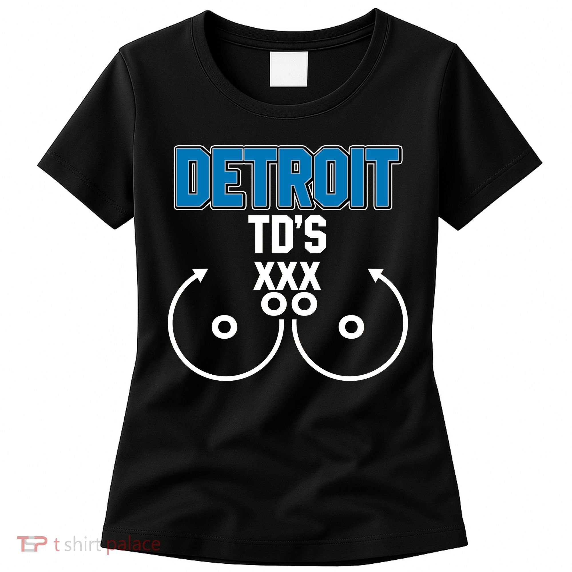 Detroit Football TD's Touchdowns Women's T-Shirt