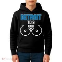 Detroit Football TD's Touchdowns Kids Hoodie thumb 4