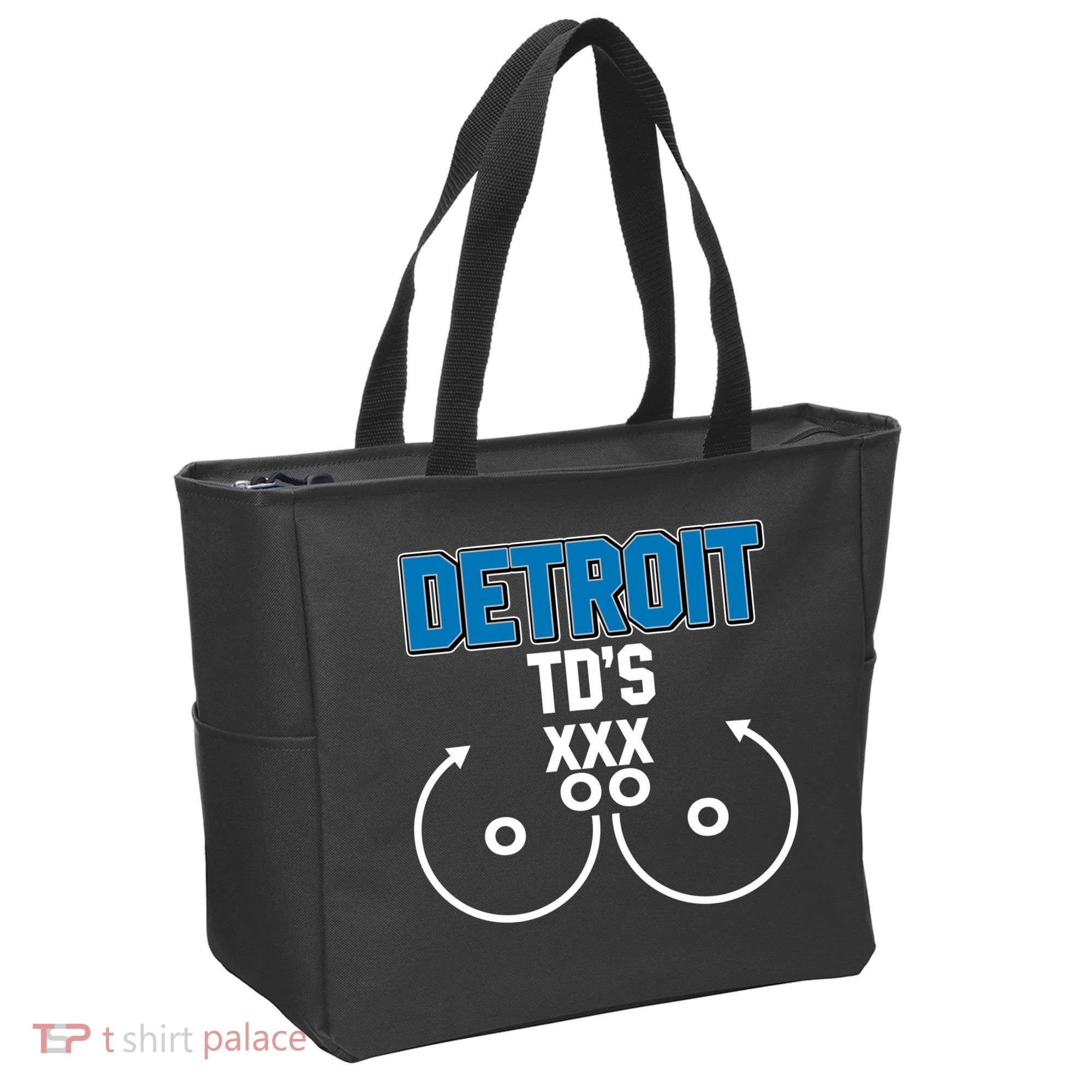 Detroit Football TD's Touchdowns Tote Bag