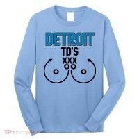 Detroit Football TD's Touchdowns Long Sleeve Shirt thumb 0