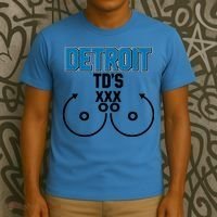 Detroit Football TD's Touchdowns T-Shirt thumb 3