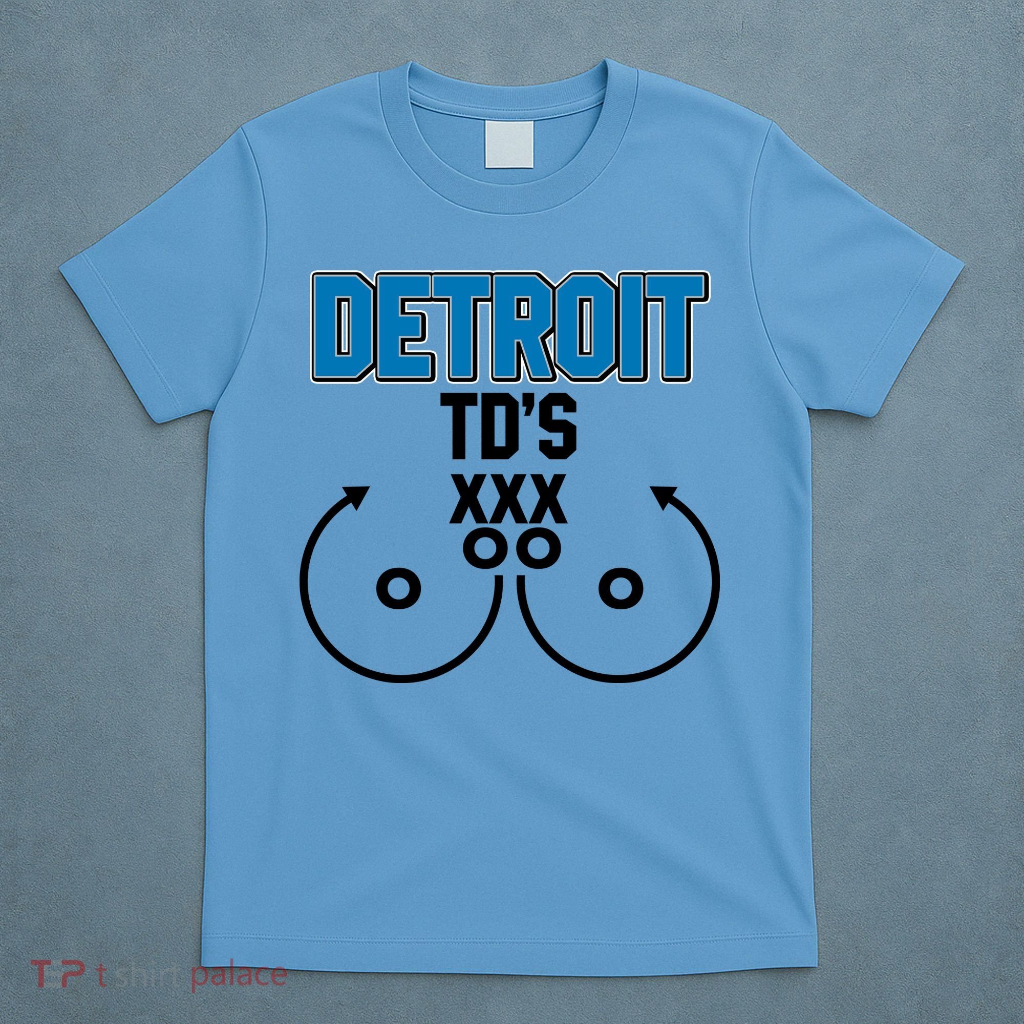 Detroit Football TD's Touchdowns T-Shirt