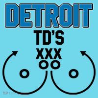 Detroit Football TD's Touchdowns T-Shirt thumb 6