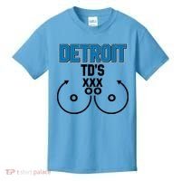 Detroit Football TD's Touchdowns Kids T-Shirt thumb 0