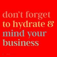 DonT Forget To Hydrate And Mind Your Business Santa Hat thumb 1