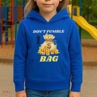DonT Fumble The Bag Kids Hoodie thumb 3