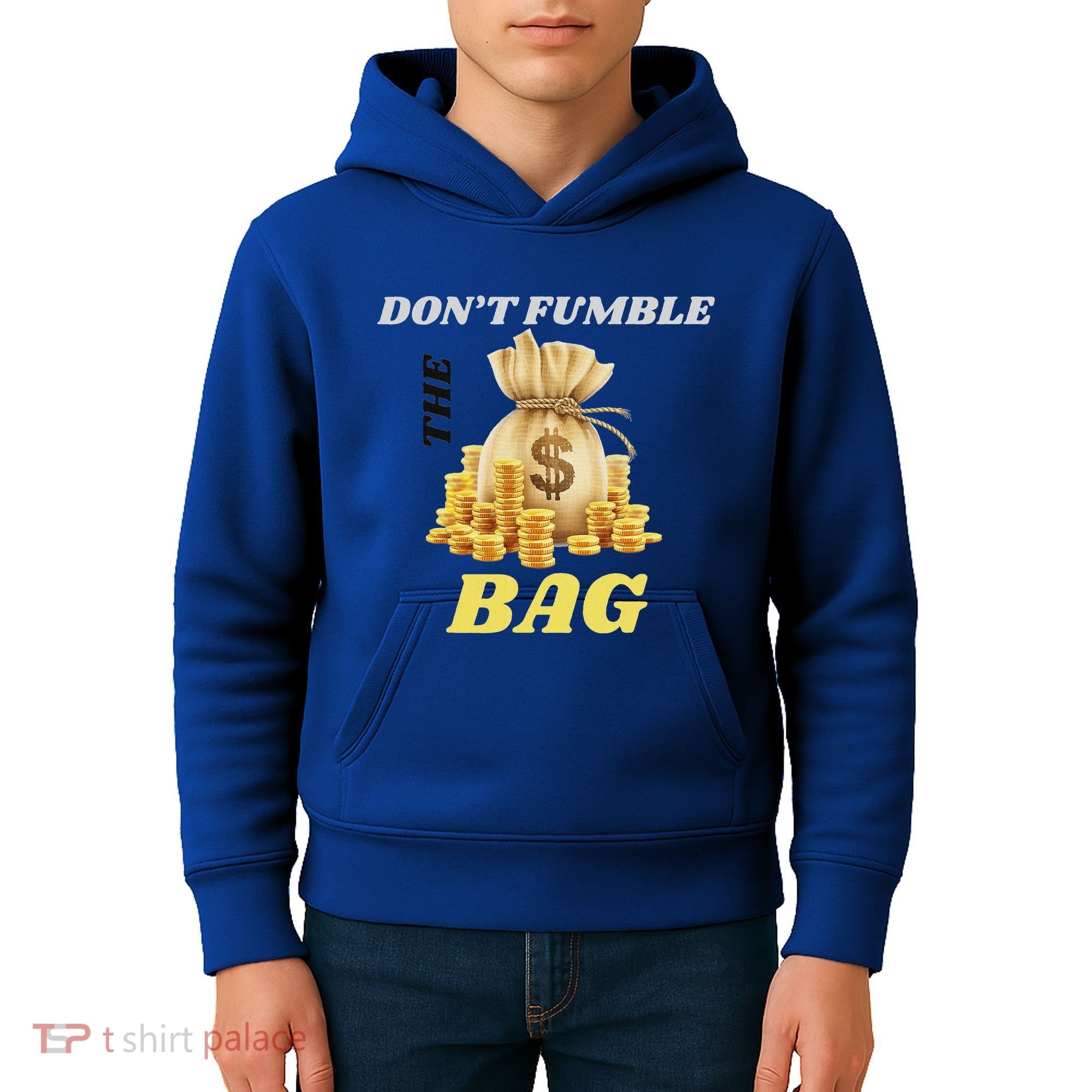 DonT Fumble The Bag Kids Hoodie