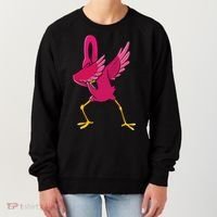 Dabbing Flamingo Tropical Animal Lover Women Women's Sweatshirt thumb 0
