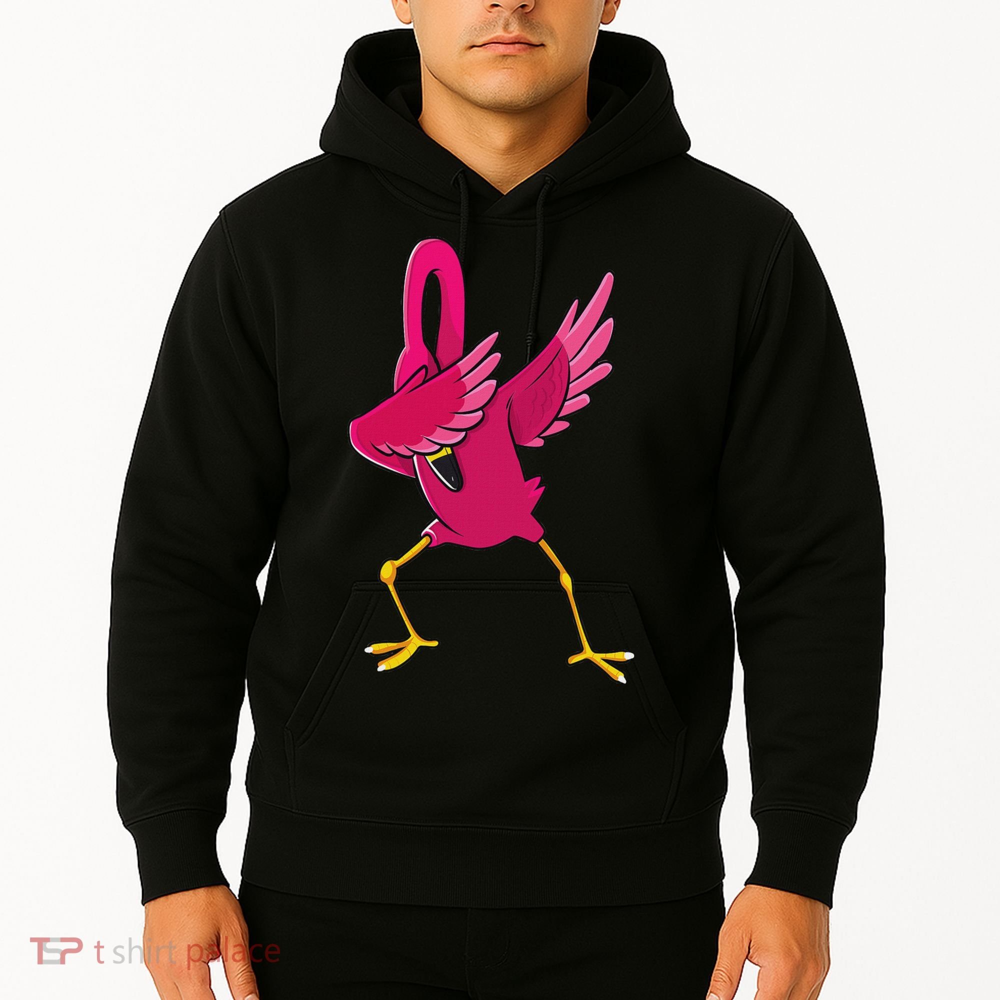 Dabbing Flamingo Tropical Animal Lover Women Hoodie