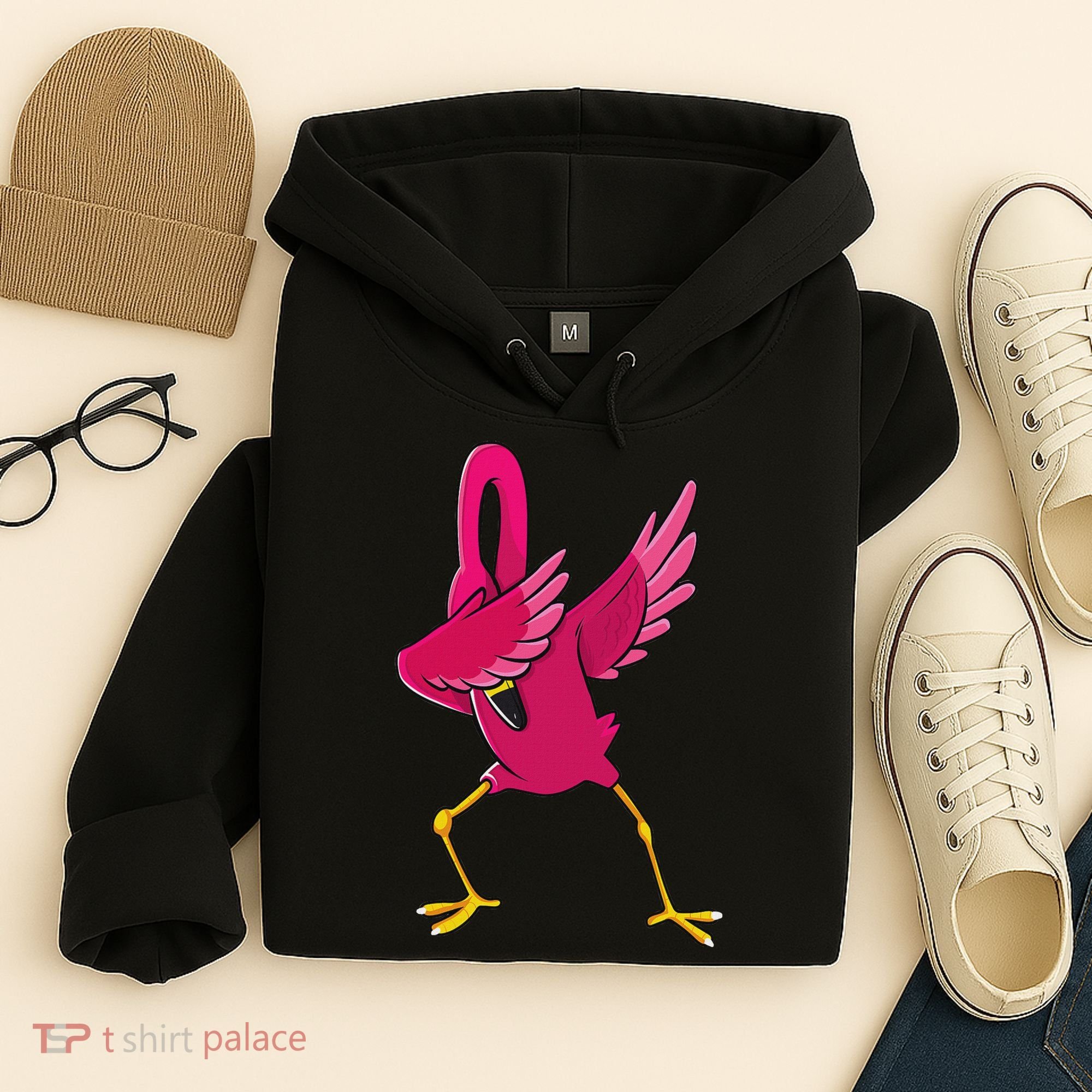 Dabbing Flamingo Tropical Animal Lover Women Hoodie