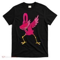 Dabbing Flamingo Tropical Animal Lover Women T-Shirt thumb 0