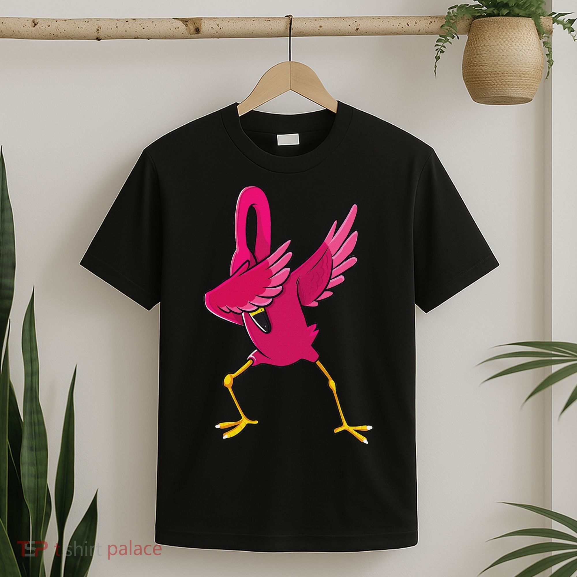 Dabbing Flamingo Tropical Animal Lover Women T-Shirt