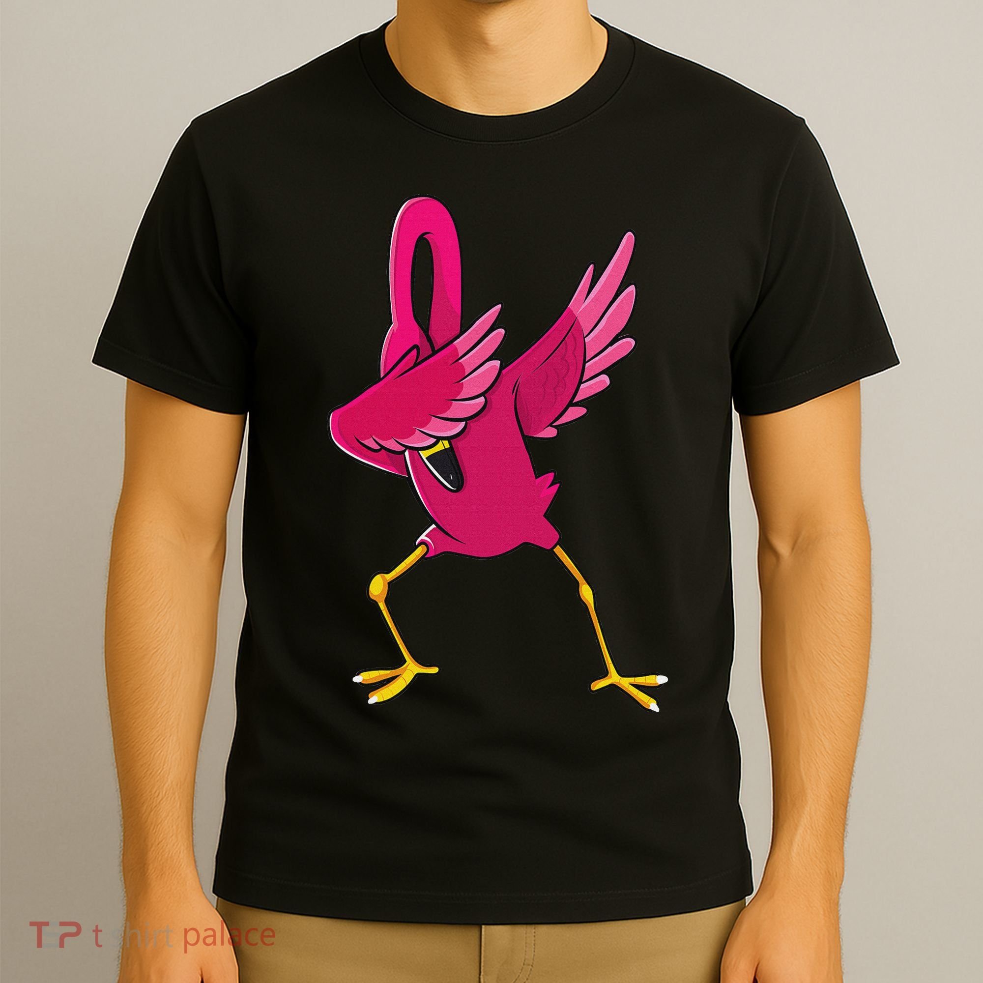 Dabbing Flamingo Tropical Animal Lover Women T-Shirt