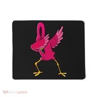 Dabbing Flamingo Tropical Animal Lover Women Mousepad thumb 0