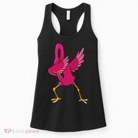 Dabbing Flamingo Tropical Animal Lover Women Women's Tank Top thumb 0