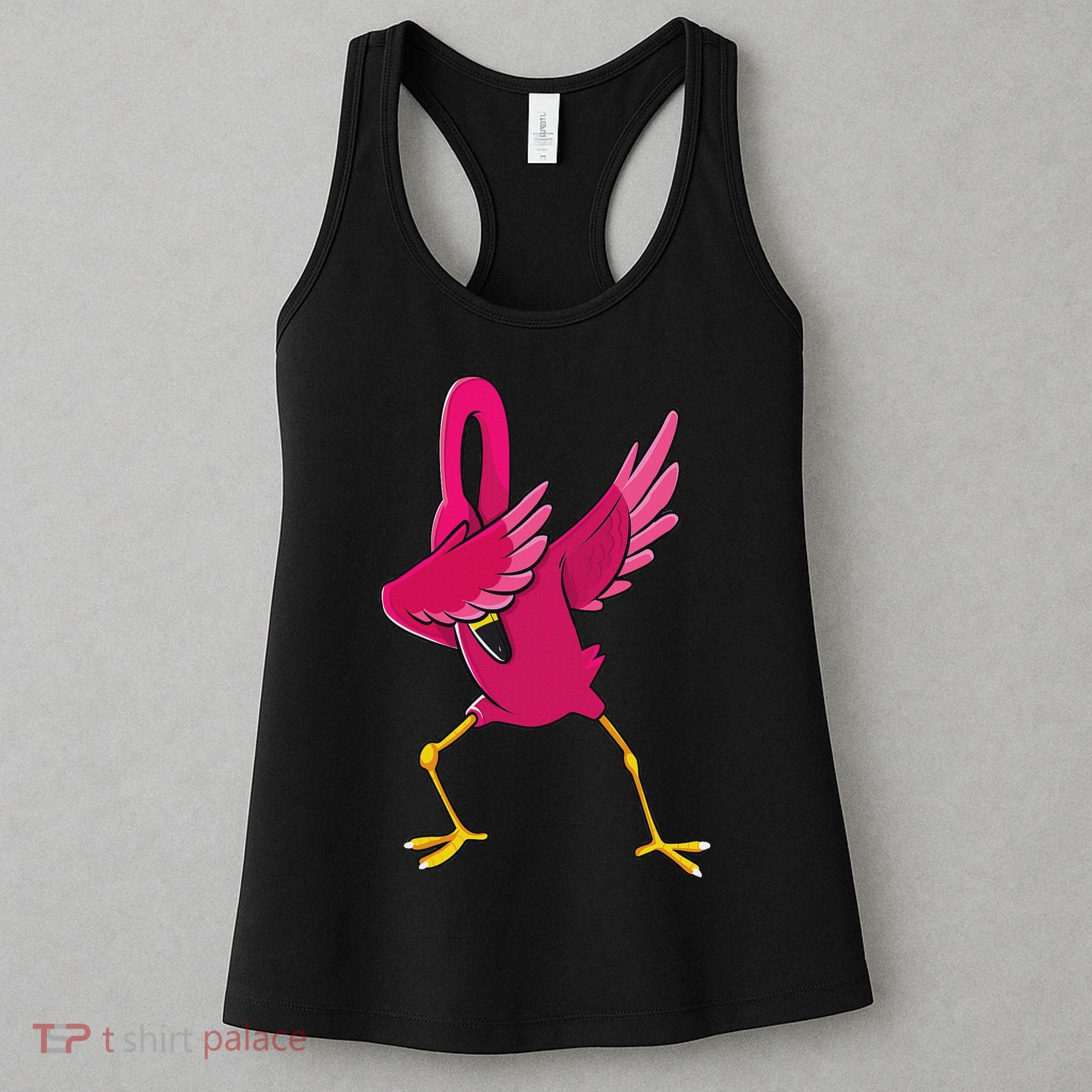 Dabbing Flamingo Tropical Animal Lover Women Women's Tank Top