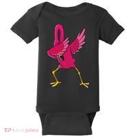 Dabbing Flamingo Tropical Animal Lover Women Baby Bodysuit thumb 0
