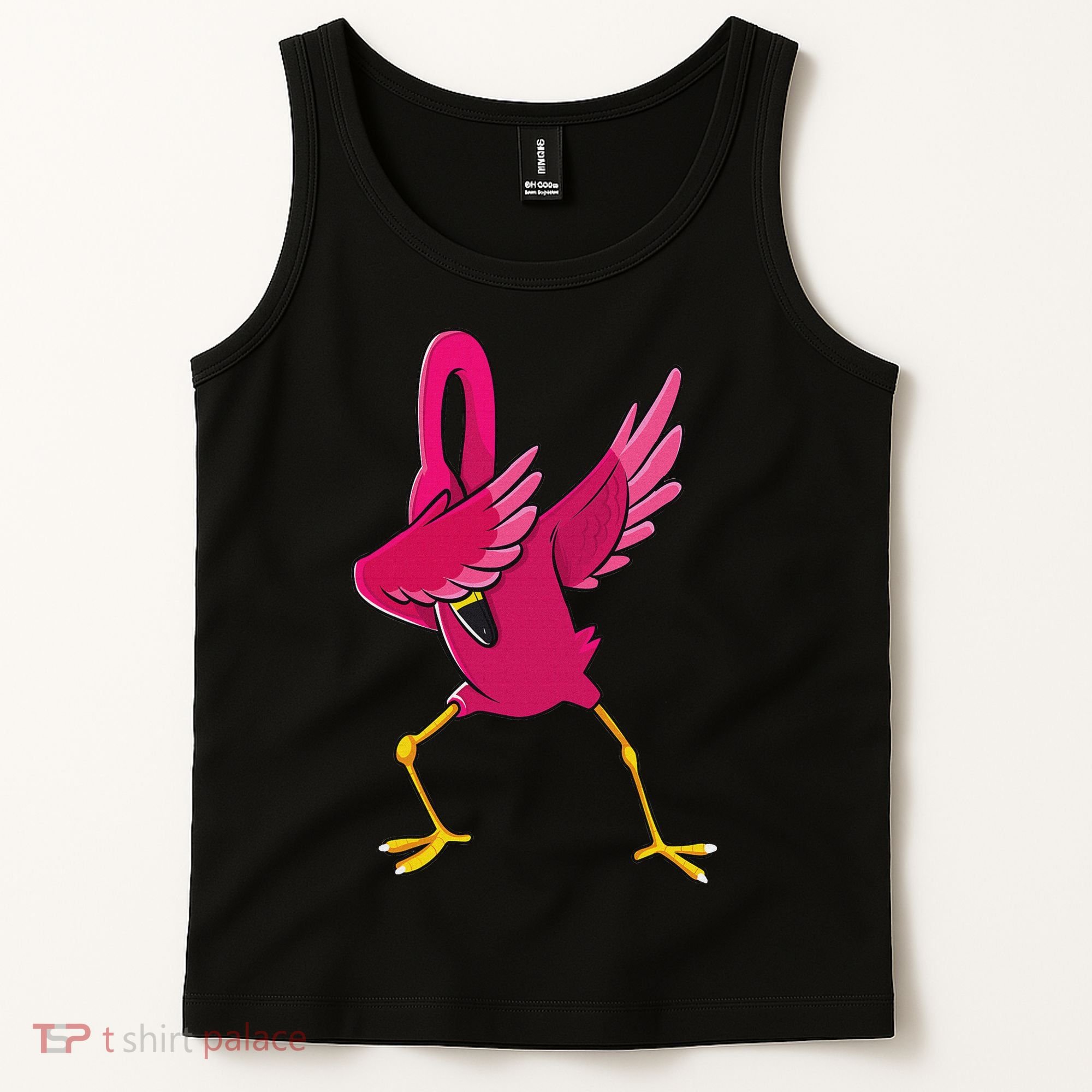 Dabbing Flamingo Tropical Animal Lover Women Tank Top
