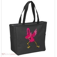Dabbing Flamingo Tropical Animal Lover Women Tote Bag thumb 2