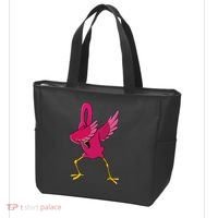 Dabbing Flamingo Tropical Animal Lover Women Tote Bag thumb 3