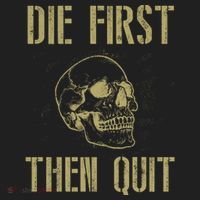 Die First Then Quit Skull Proud Military Veteran Army Gift Beanie thumb 2