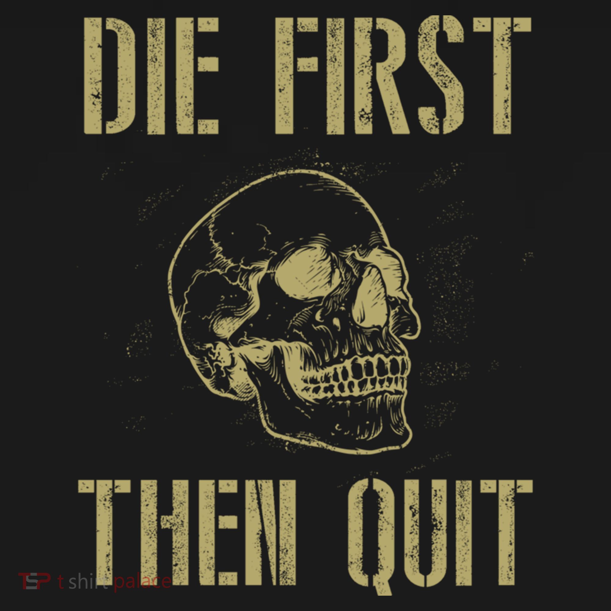 Die First Then Quit Skull Proud Military Veteran Army Gift Ornament