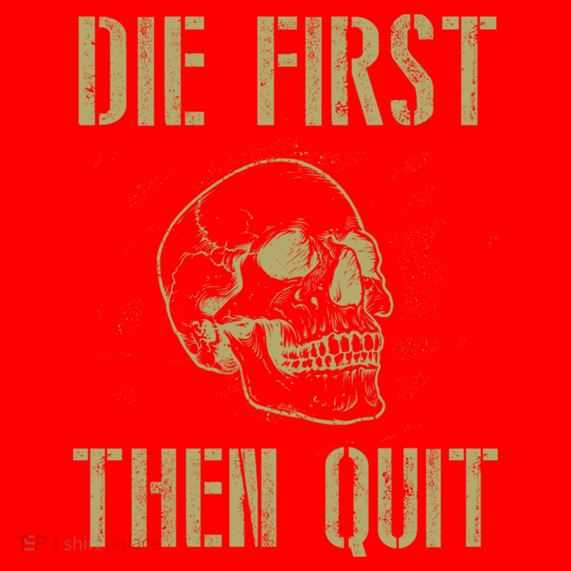 Die First Then Quit Skull Proud Military Veteran Army Gift Santa Hat