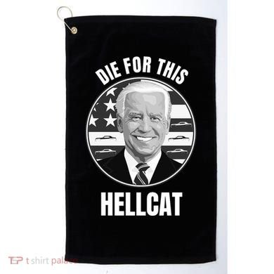 Die For This Hellcat Funny Golf Towel