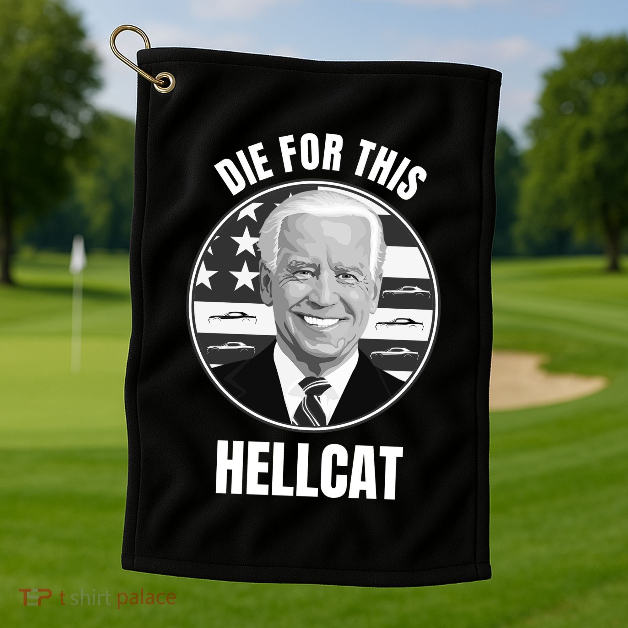 Die For This Hellcat Funny Golf Towel