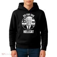 Die For This Hellcat Funny Kids Hoodie thumb 4