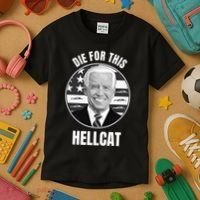 Die For This Hellcat Funny Kids T-Shirt thumb 3