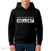 Die For This Hellcat Kids Hoodie thumb 4