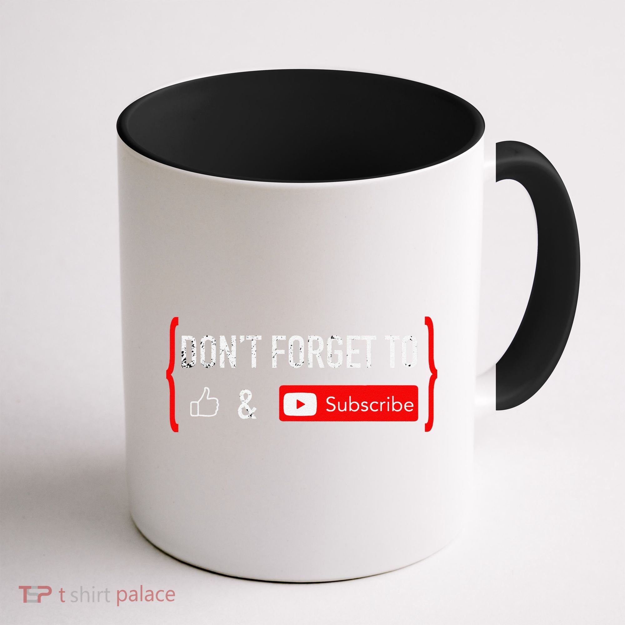DonT Forget To Like And Subscribe Video Content Creator Coffee Mug